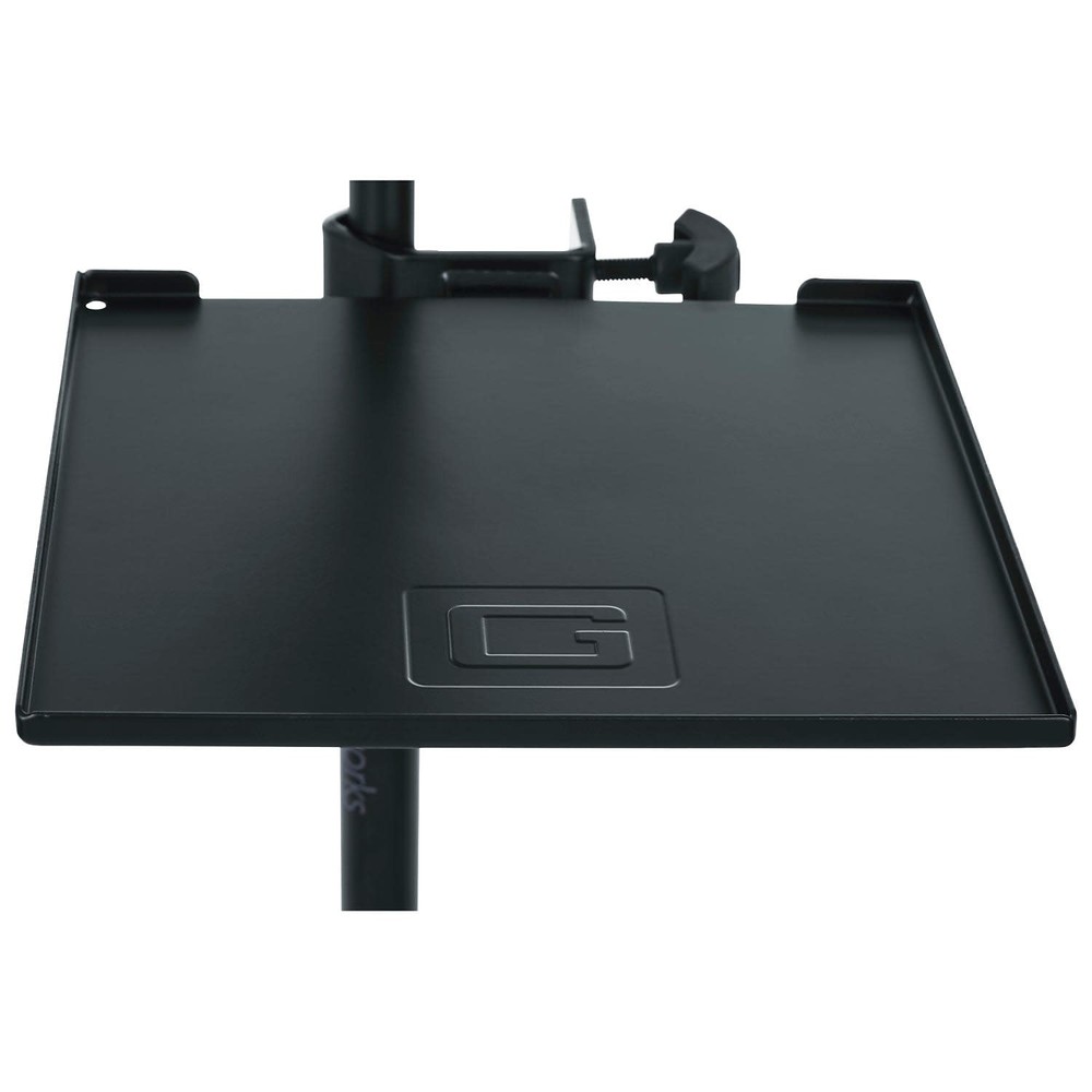 Gator Frameworks GFW-SHELF0909 Microphone Stand Clamp-On Utility Shelf, 9″ x 9″