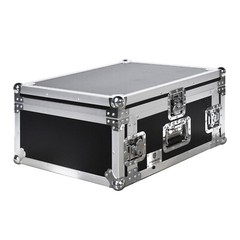 PRORECK 4U Rack/Road Case Stage 20“ Rackable Depth With Slant Mixer Top