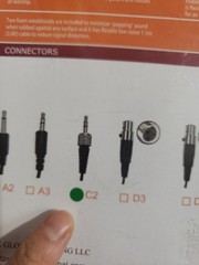 J K Professional Headset/Headworn Microphone MIC-J 071S For Sennheiser Wirele…