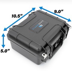 CM 11″ Waterproof Case fits Recorders, Microphones, Mixers, Electronics and More