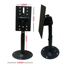 Pair Wall Ceiling Steel Convenient Stability Mounts Universal Stand for Speakers