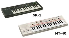Casio SXC-1 Portable Standalone Sampler White 16 Pads 64GB USB-C SK-1 MT-40