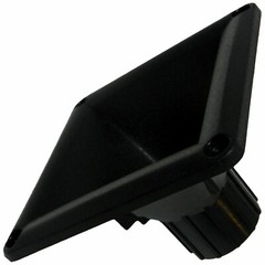 Universal Screw-On 1″ Throat 4.5″ Square Horn Flare for Pro Audio PA DJ Drivers