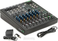 Mackie ProFX10 Go Battery-powered 10-channel Mixer with USB and Enhanced Effects