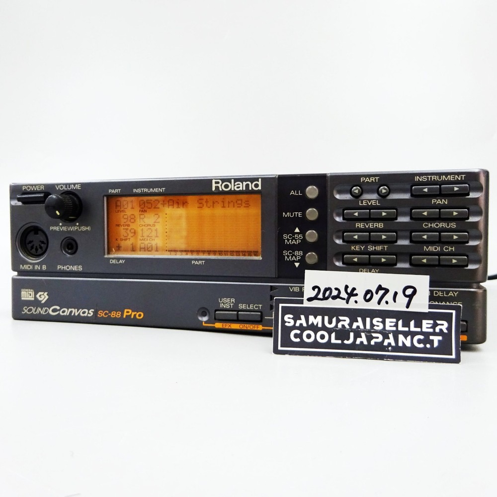 Roland SC-88pro SC88 Pro SOUND Canvas General MIDI sound modules Japan Used
