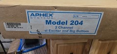 Aphex Model 204 Aural Exciter and Optical Big Bottom. Boxed/NOS?
