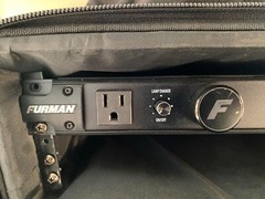 Power Conditioner Furman PL-PLUS C 15A with Voltameter and SKB Soft Rack Case