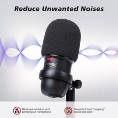 SUNMON SoloCast 2 Microphone Pop Filter Windscreen – Noise Reduction Gaming Mic