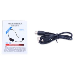 FM Wireless Microphone Headset Megaphone Radio Mic For Loudspeaker For Teaching