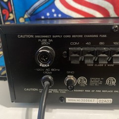 Optimus MPA-125 PA Amplifier 100 Watts Rackmount Tested Working Great