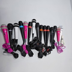 Lot of 15 Wired Microphones – Various Models, Used Condition