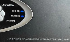 APC J10BLK-12 Outlets Battery Backup Power No Battery,HT ,1000VA-120VBlack