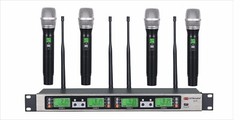 GTD 4×100 Channel UHF Wireless Handheld Microphone Mic System 500 Mhz Band B-33H