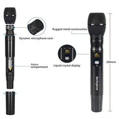 Berlingtone BR-402UM, Pro 4-Channel UHF, 2 Wireless Mic & 2 Bodypack Headset