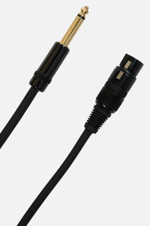 XLR 3-Pin Female to 1/4″ Plug Mono Microphone Cable Shielded Stereo Audio E07