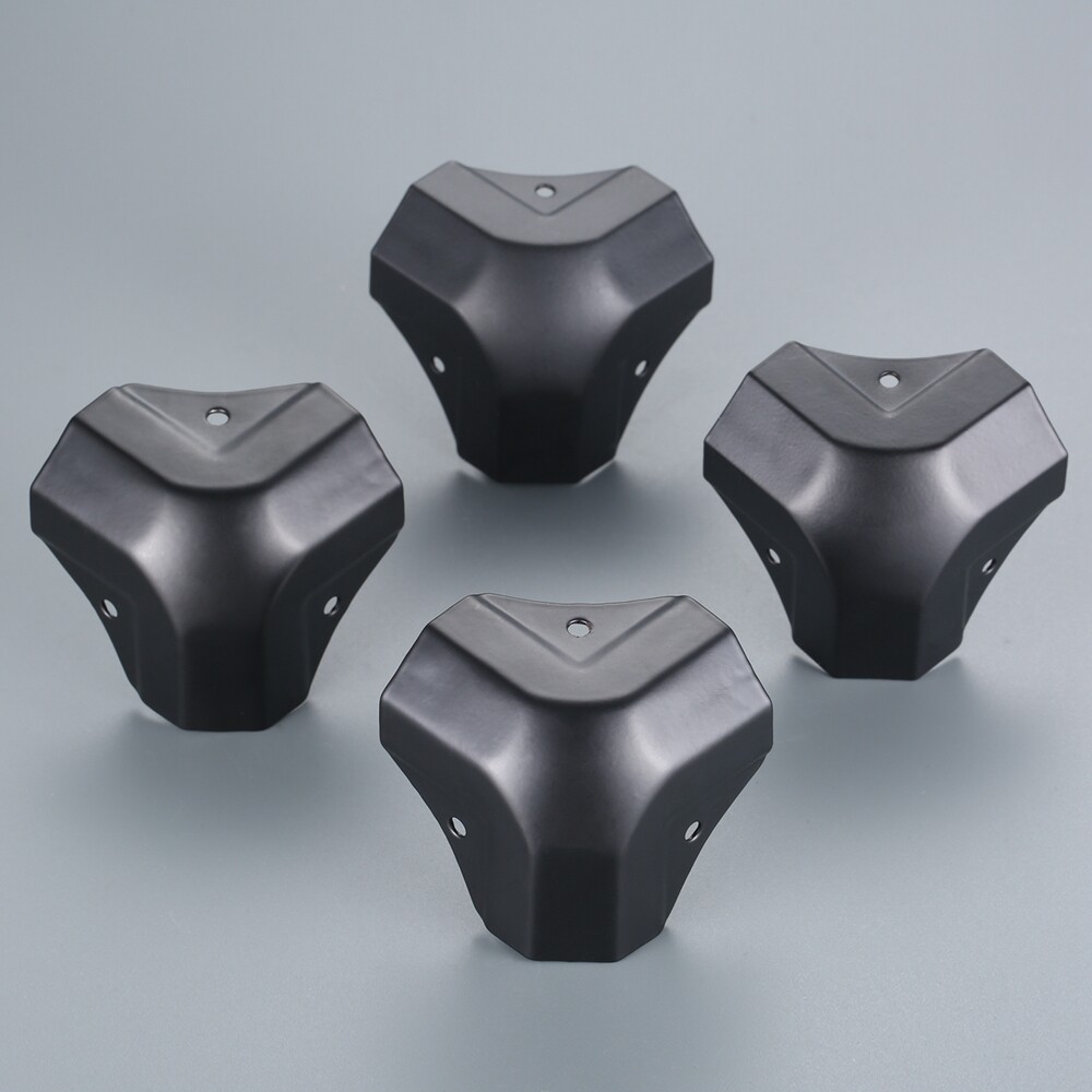 4X Polished Corner Protector for Luggage Trunks Flight Cases Box Edge 50*50*50mm