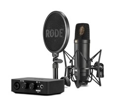*NT1 AI-1 Complete Studio Kit with Audio Interface & SM6 Shock Mount with Pop Fi