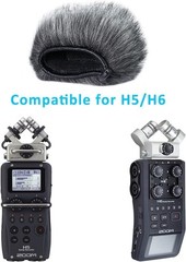 SUNMON H5, H6 Windscreen Microphone Wind Muff Fits for Zoom H5 H6 Portable Handy