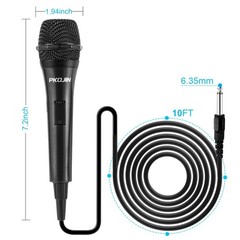 PKOJIN Dynamic Karaoke Microphone for Singing, Vocal Wired Microphone for Kar…