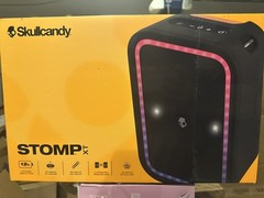 NEW Skullcandy Stomp Portable Waterproof Bluetooth Speaker With LED Lighting
