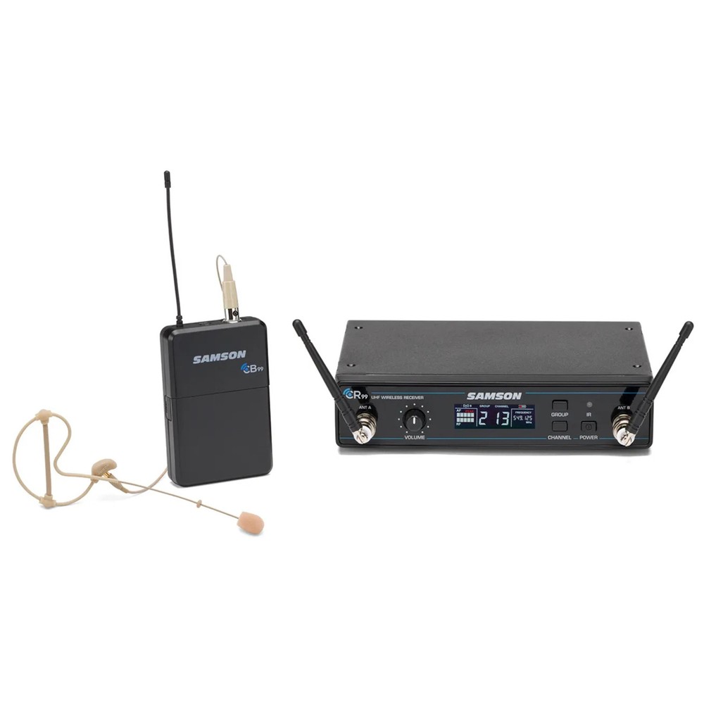 Samson Concert 99 Headset Wireless Microphone System, K Band