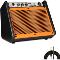 Drum Amplifier 20W, Wireless Electric Drum Speaker Keyboard Amp, Mini DM20 Po…