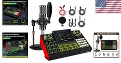 All-in-One Streaming Setup: Mixer & Mic Kit