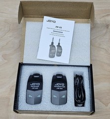 JOYO 2.4GHz Wireless Guitar System 4 Channels Rechargeable Wireless Transmitter