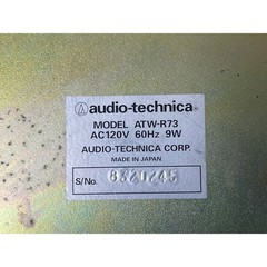 Audio-Technica ATW-R73 UHF Diversity Receiver Black Good Wireless Audio System