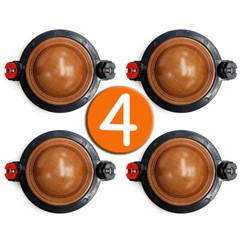Replacement Diaphragm Voice Coi for JBL D250X PRV D250Ph-S DS18 PRO-DR250, 4 pcs
