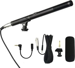 Professional Condenser Microphone – Video DSLR Camera Interview Recording Mic