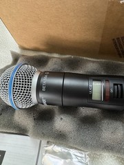 Shure ULXD2/B58 Digital Handheld Transmitter with Beta 58A Band H50, OPEN BOX