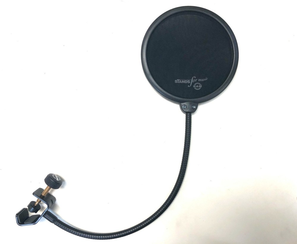 K&M 23956 PopKiller-Pop Filter with Gooseneck-Double Screen