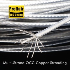 5M Silver Plated 6N OCC Wire Copper Cable For HiFi Amplifier Headphone Speaker