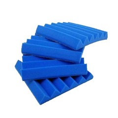 8pc Blue Peel Stick Self Adhesive Acoustic Foam Soundproofing Tile Panel 12x12x2