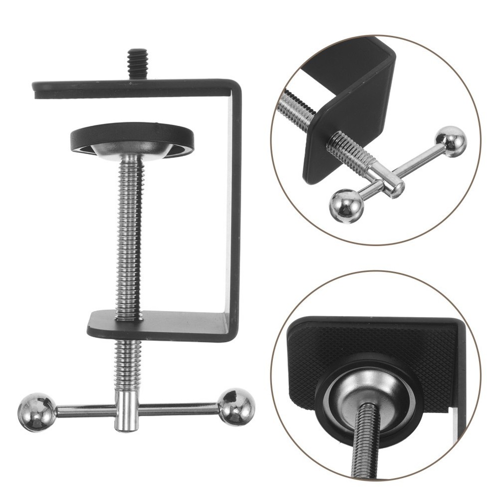 Multi-Color Metal Desktop Mic Holder Clamp for Podcast and Recording Studio Use