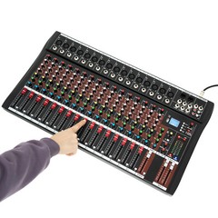 8/12/16 Channel USB Bluetooth Live Studio Audio Mixer Mixing Console Sound Pro