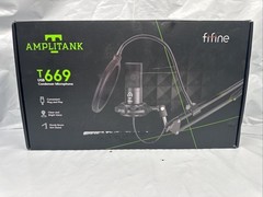Fifine Amplitank XLR & USB Dynamic Microphone Model: T669 – Matte Black A1 P