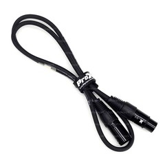 10 pack ProX XCP-DMX03 3ft XLR3-M to XLR3-F 22AWG DMX Premium OFC Cable 110-ohm
