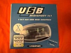 Midiman USB MIDISPORT 1×1 USB MIDI Interface For Windows & Mac OS X
