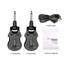 LEKATO Wireless Guitar System 5.8 Wireless Guitar Transmitter Receiver Rechar…