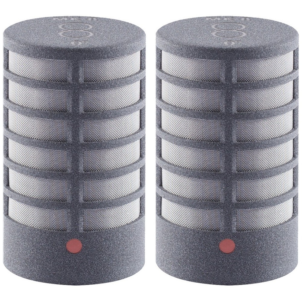 Schoeps MK 8 Bidirectional Capsule – Matched Pair, Matte Gray