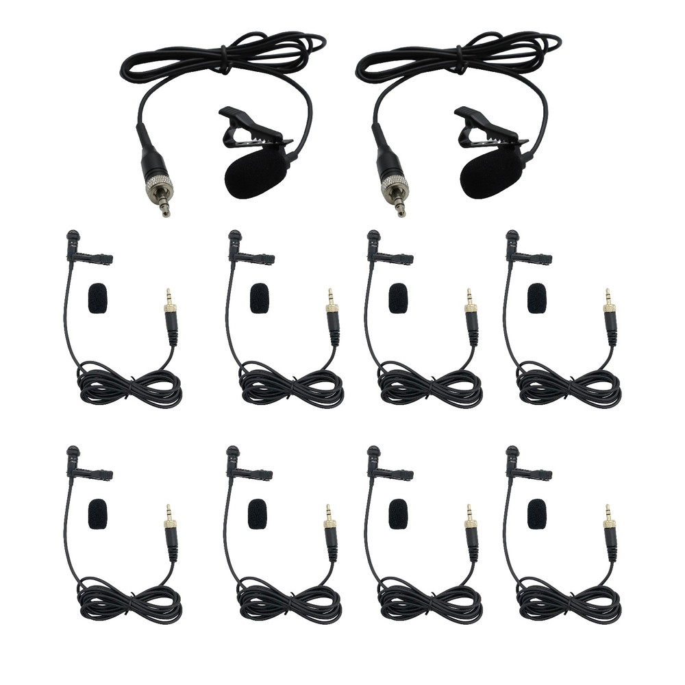 10x Lapel Lavalier Microphone for Sennheiser EW100 SK100 G1 G2 G3 MKE2 EW500 ME2