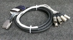 PRO CO DA88XM-10 Sound Multitrack Recording Cable D-Sub DB25 To 8x XLR Male 10′