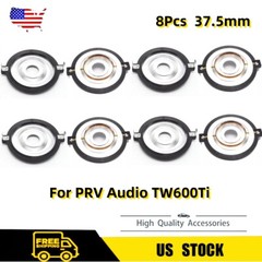 8 X Titanium Diaphragm 37.5mm For PRV Audio TW600Ti PRV-RPTW700Ti Driver 8 Ohms