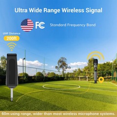 Stable Signal Wireless Handheld Microphone System Portable Mic For Party Speech