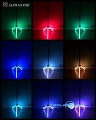 ALPHASONIK UNIVERSAL 6′ ADJUSTABLE VARIABLE LED LIGHTS TRIPOD DJ SPEAKER STAND