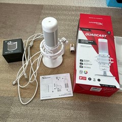 HYPERX QUADCAST S Microphone and Microphone Cover from JAPAN