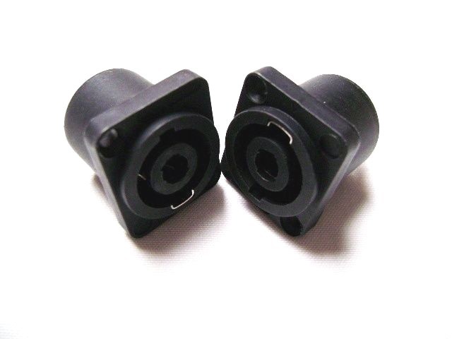 (2) Two Plastic NL 4 MP Female SpeakON Receptical