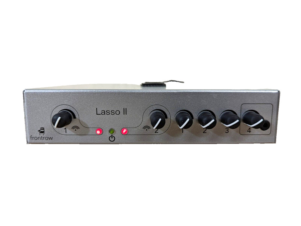 FRONTROW Lasso II 53021R Classroom Audio Receiver w/ Power Cord – Working Unit